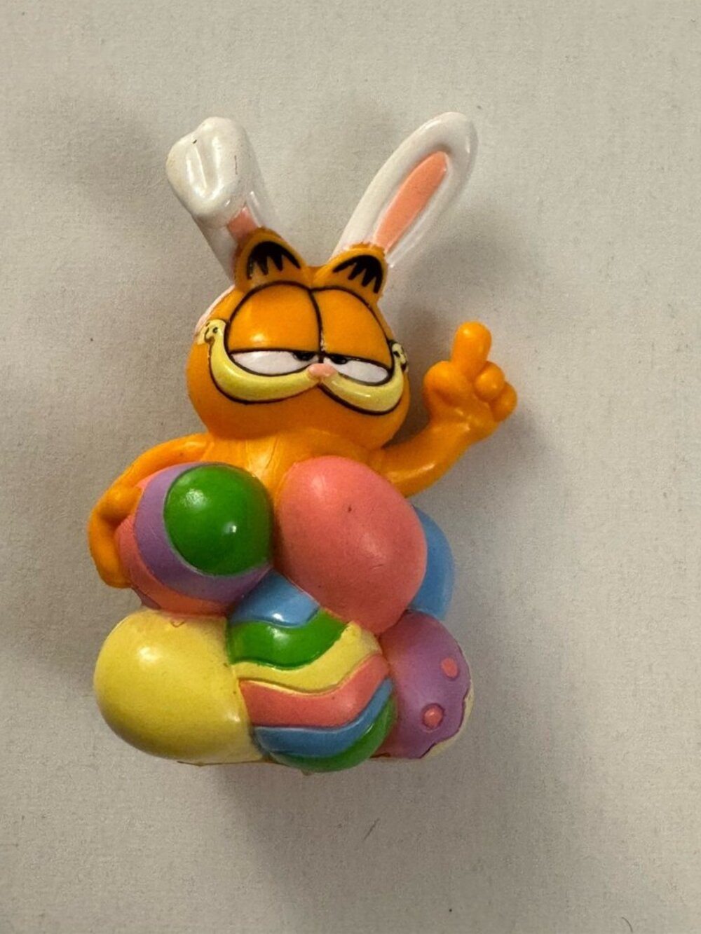 Vintage Garfield PVC Figure Bunny Eggs MM12